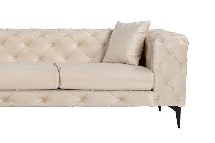 Atelier Del Sofa Como Eco Left - Beige, Black